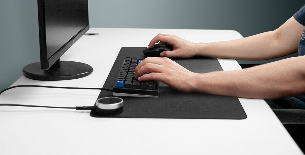DeskHeat Heated Desk, Keyboard, Mouse Pad - Stops Cold Hands!