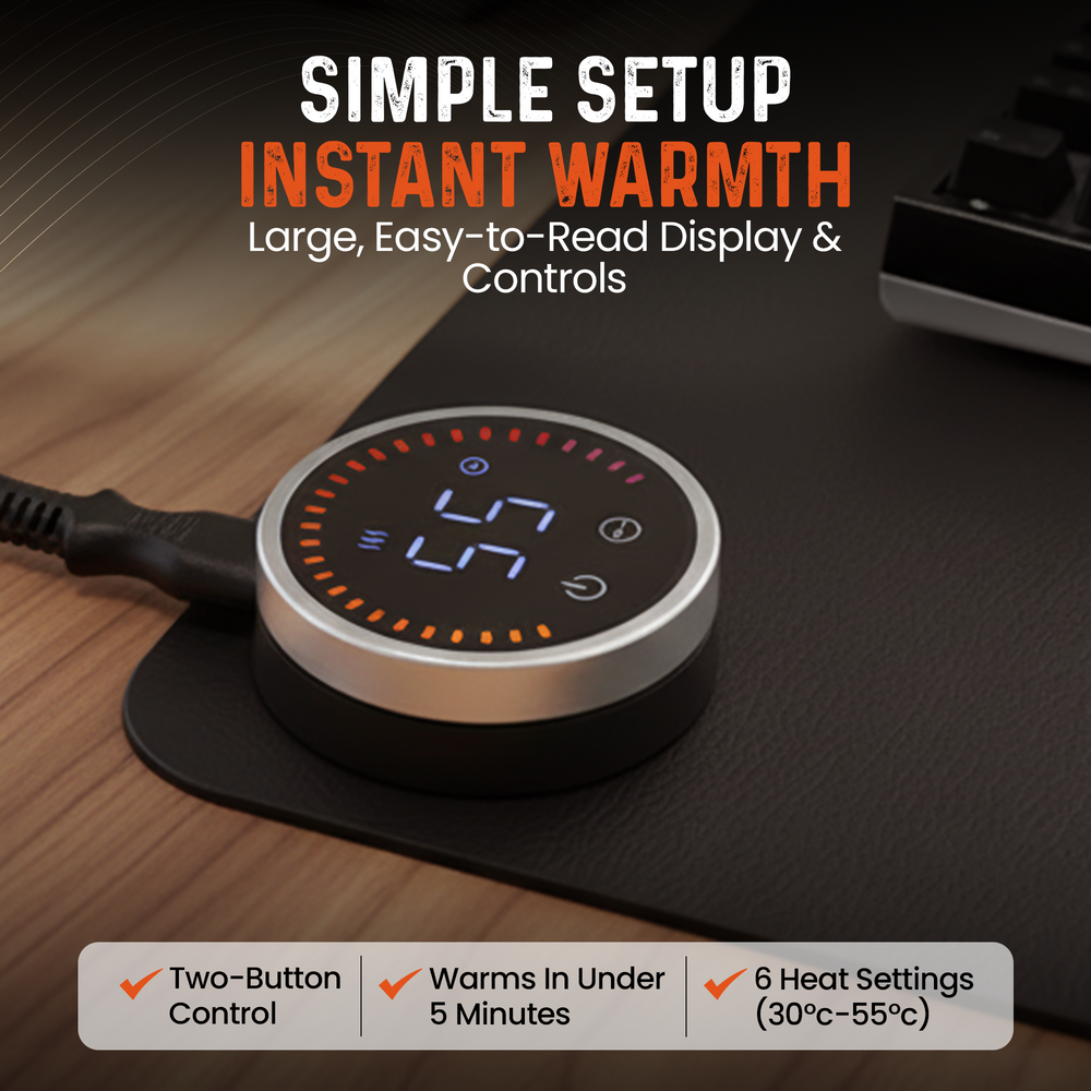 The Hand Warmer - Heated Desk Mat (Classic)