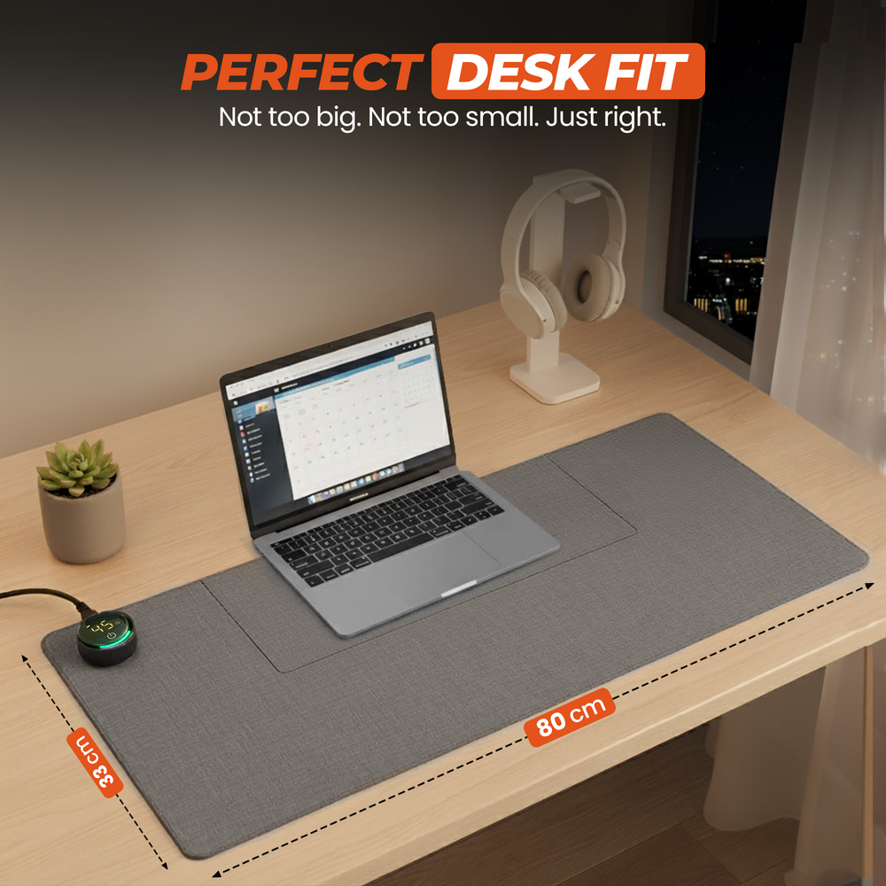 The Dual Zone Hand Warmer - Heated Desk Mat (Modern)