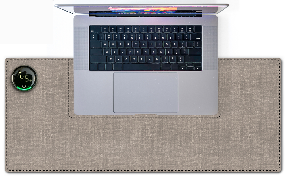 The Dual Zone Hand Warmer - Heated Desk Mat (Modern)